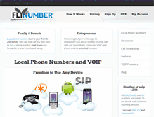 Tablet Screenshot of flynumber.com